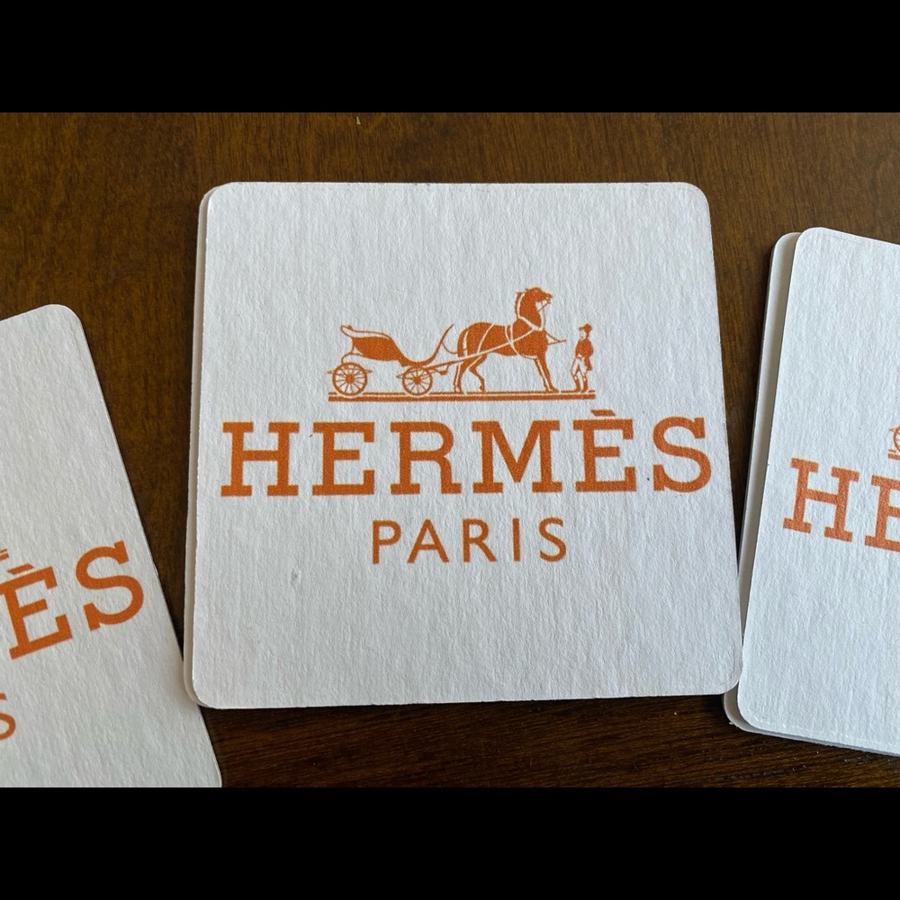 Hermès coasters (6pk)